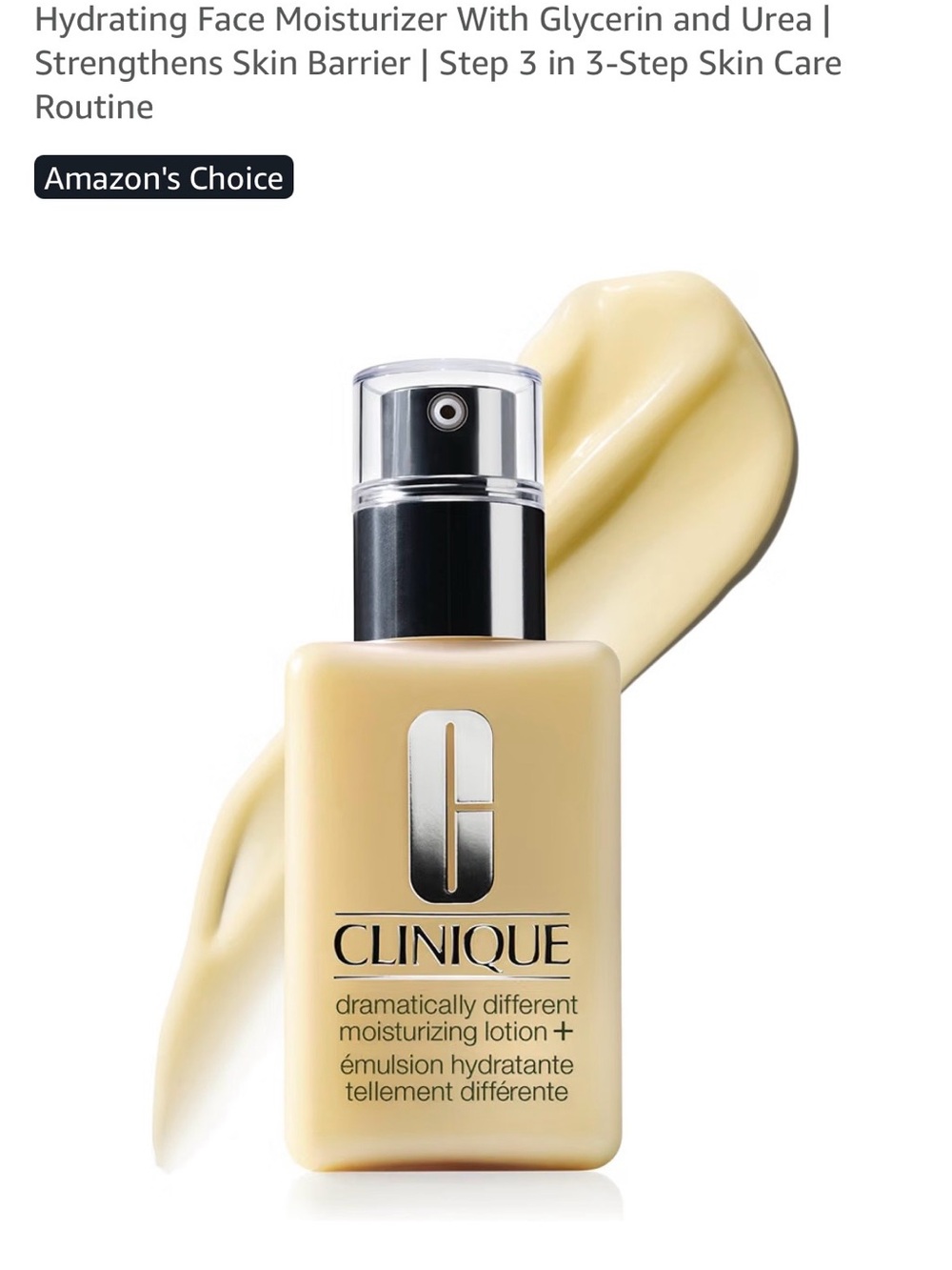 Clinique Dramatically Different Moisturizing Lotion+ — Cream Yellow Hydration
